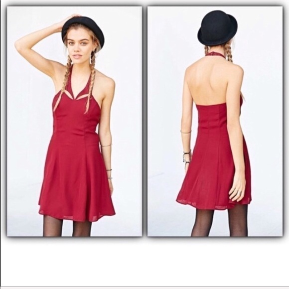Urban Outfitters Kimchi Blue Halter Dress Jr size M NWT - Picture 1 of 7